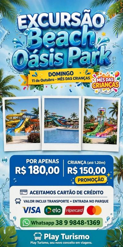 EXCURSÃO Beach Oásis Park