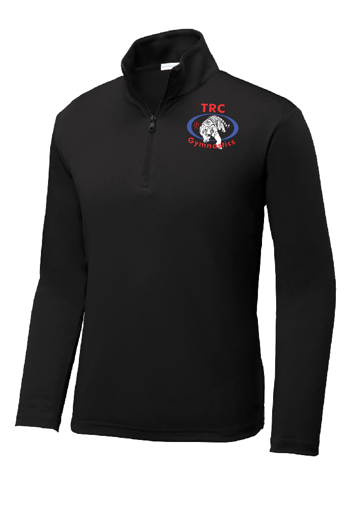GIRL&#39;S POSI-CHARGE COMPETITOR 1/4 ZIP PULL OVER