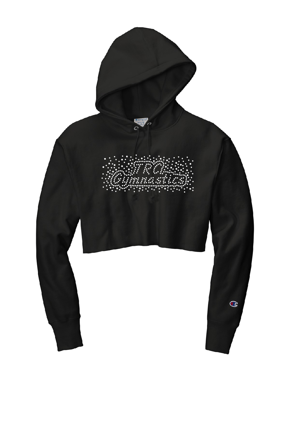 LADIES CHAMPION CROPPED HOODIE