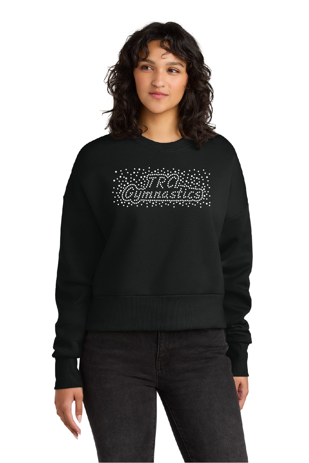 LADIES TRC CRYSTAL HEAVY WEIGHT CREW