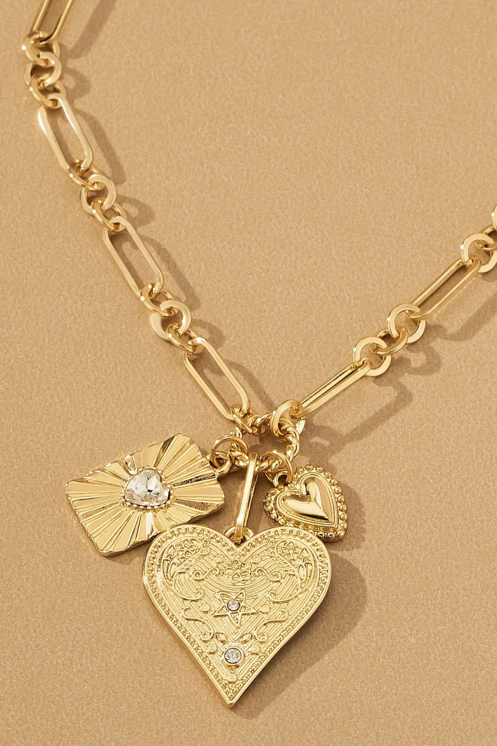 Charm Cluster Necklace