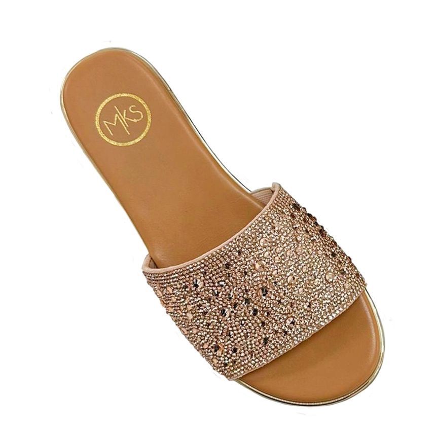Carly 1 Sandals Rose Gold, Colour: Rose Gold, Size: 7