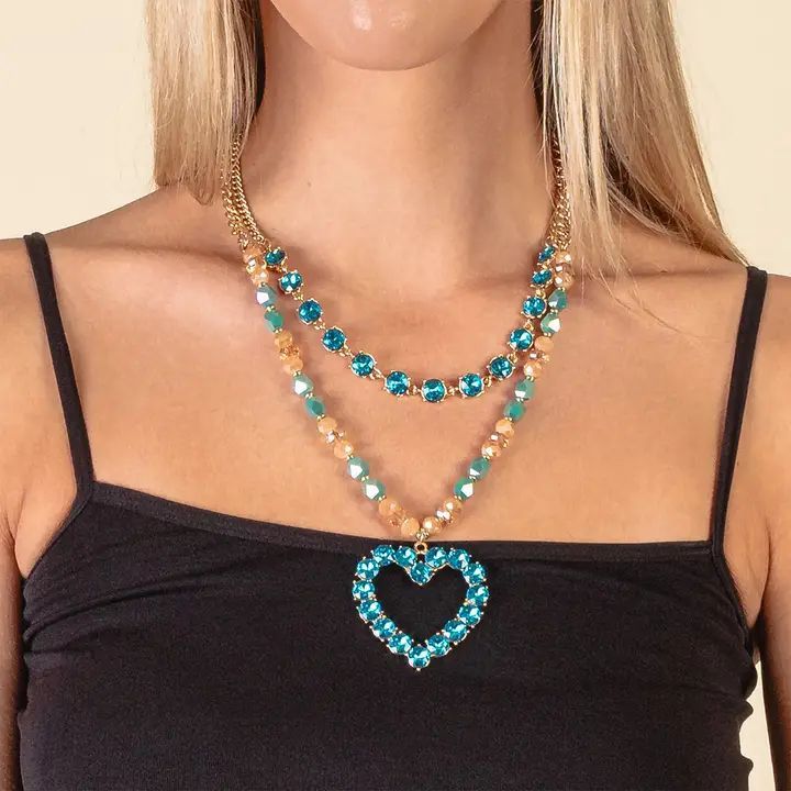 Layered Heart Necklace