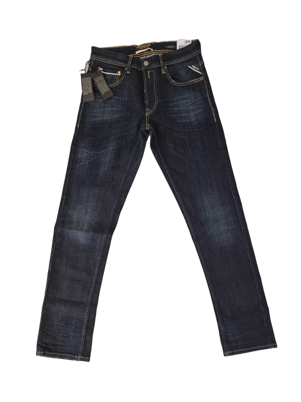 REPLAY Men´s Jeans Grover™ -Straight- Denim Dark Blue, Größe W30/L30, EU 46, US M