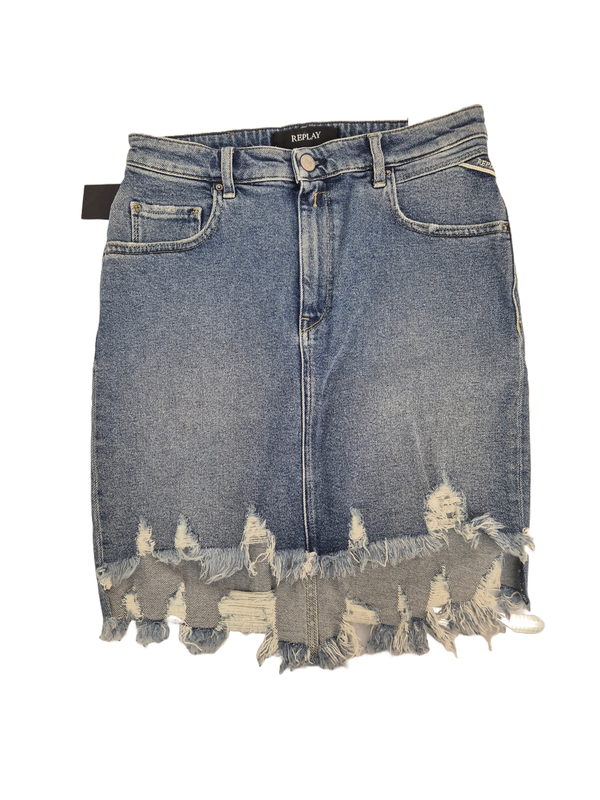 REPLAY Jeans Rock Cropped Style, Größe US XS / W27/ EU 34
