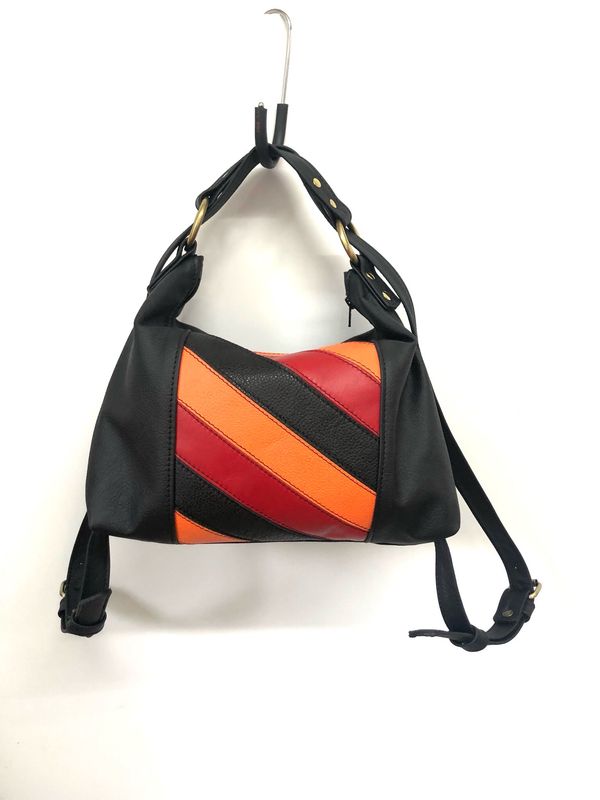 Saba Multi couleur sac cuir porté épaule ou sac à dos crée et fabriqué à Toulouse