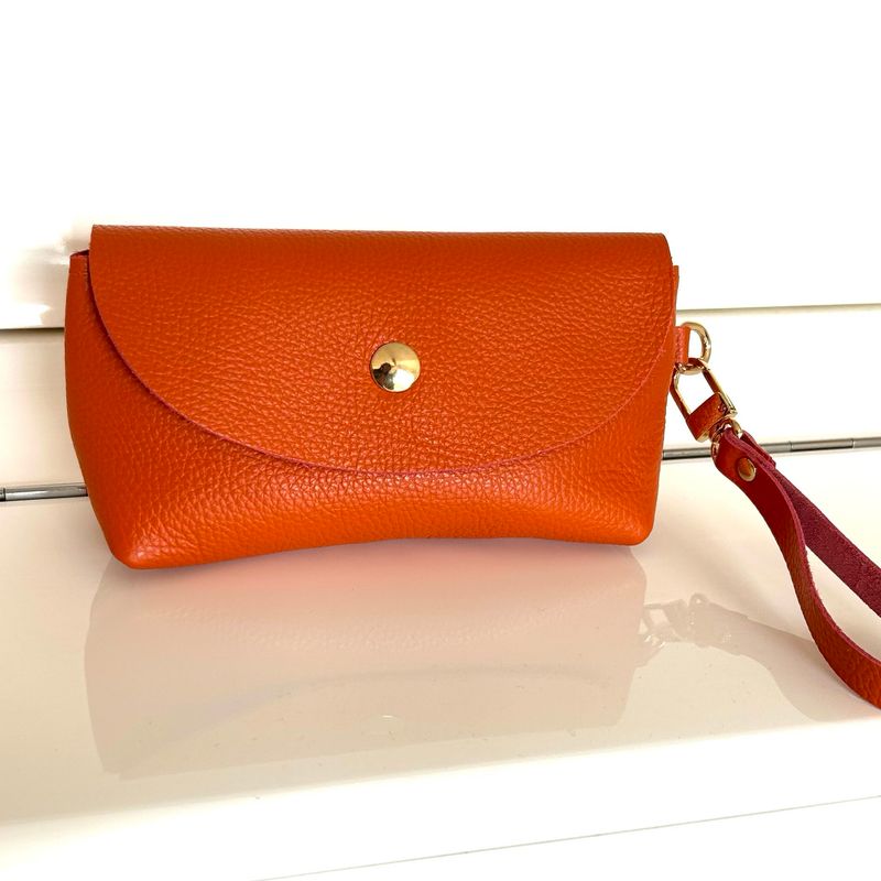 Pochette en cuir Nina