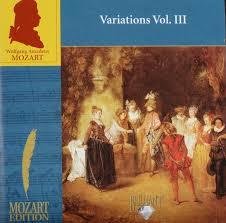 Mozart - Variations vol. III Mozart - Variations vol. III