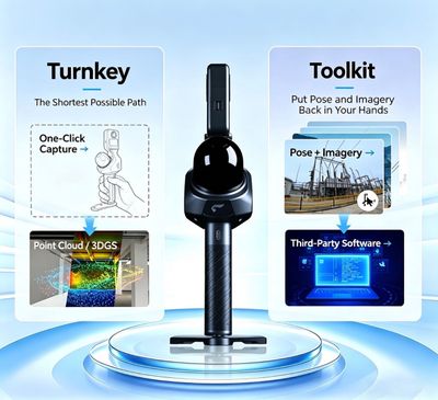 FEIMA Robotics Pocket 3D Scanner + Free SLAM Go App + Free SLAM GO PRO Software