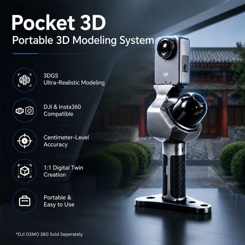 FEIMA Robotics Pocket 3D Scanner + Free SLAM Go App + Free SLAM GO PRO Software FEIMA Robotics Pocket 3D Scanner + Free SLAM Go App + Free SLAM GO PRO Software