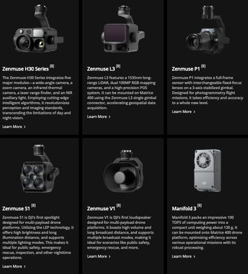 Payloads / Sensors