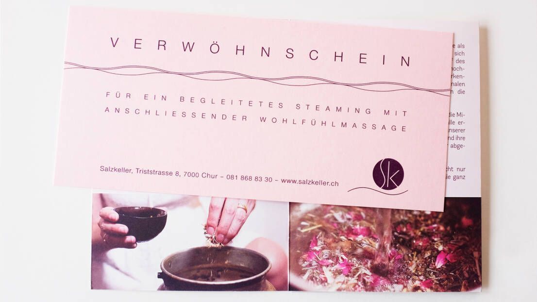 Verwöhnschein für die Frau