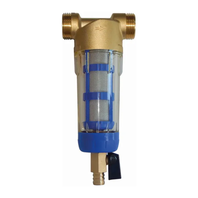 Χειροκίνητο αυτοκαθαριζόμενο φίλτρο με ξύστρα 1″ και 3/4″ είσοδο/έξοδο 30μm Χειροκίνητο αυτοκαθαριζόμενο φίλτρο με ξύστρα 1″ και 3/4″ είσοδο/έξοδο 30μm