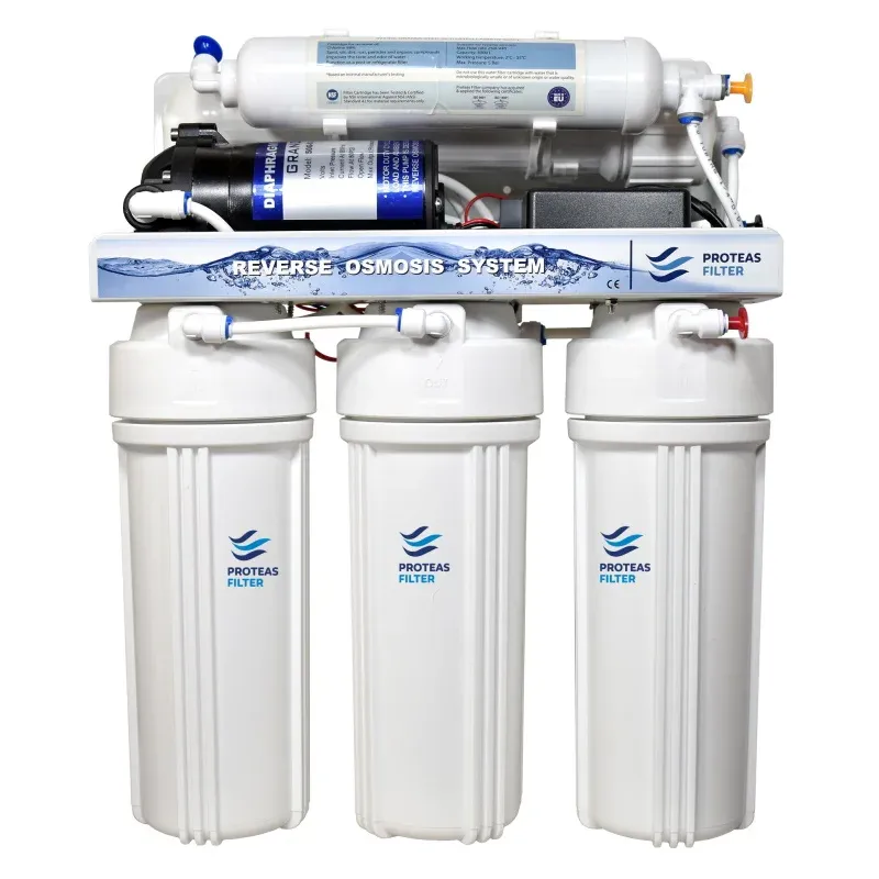 Σύστημα Αντίστροφης Ώσμωσης 5 σταδίων με αντλία Σύστημα Αντίστροφης Ώσμωσης 5 σταδίων με αντλία