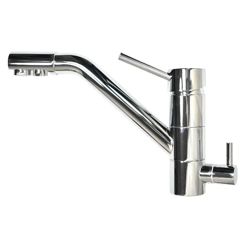 Τρίοδη βρύση χρωμέ χαμηλή