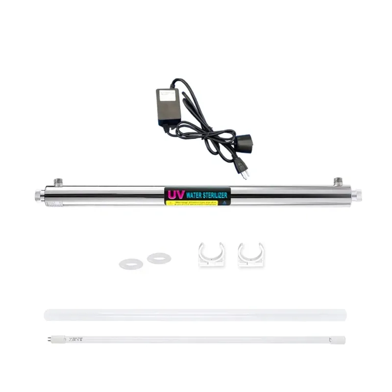 Σύστημα υπεριώδους ακτινοβολίας (UV) 3/4″–2.700L/h–55W–220V Σύστημα υπεριώδους ακτινοβολίας (UV) 3/4″–2.700L/h–55W–220V
