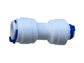 Ρακόρ πλαστικό ίσιο (ένωση) 1/4″ σωλ.–1/4″ σωλ. κουμπωτό