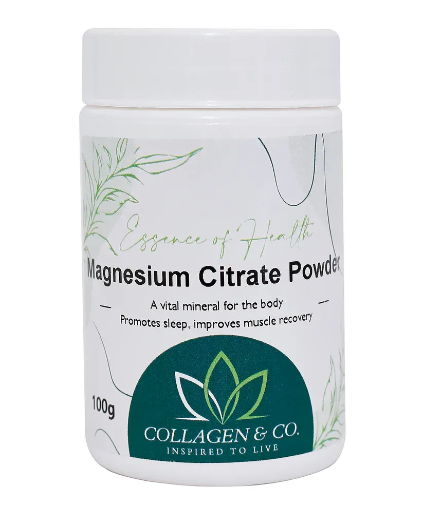 100g Pure Magnesium Citrate Powder Tub