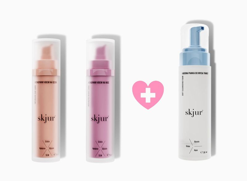 Skjur set 2 produktów + pianka za 1 grosz