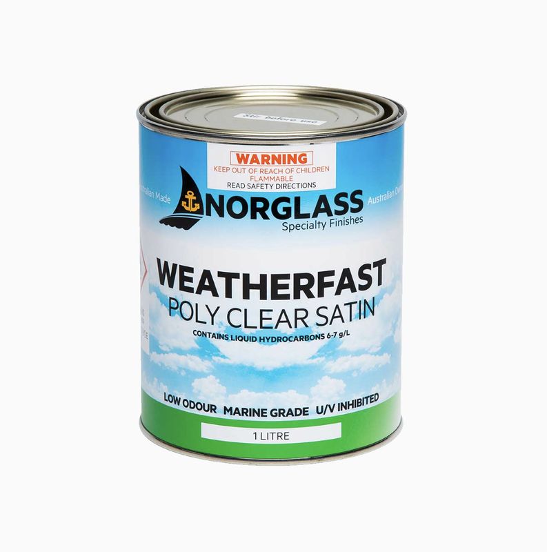 Weatherfast Poly Clear Satin 2L