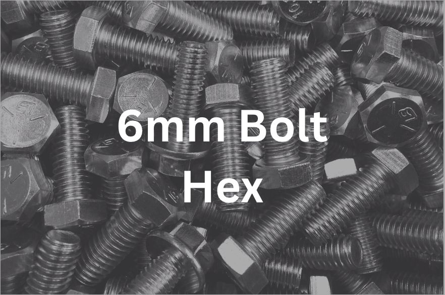 6mm x 12mm Hex Bolt