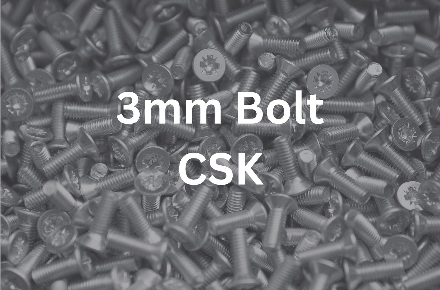 3mm x 30mm CSK Bolt