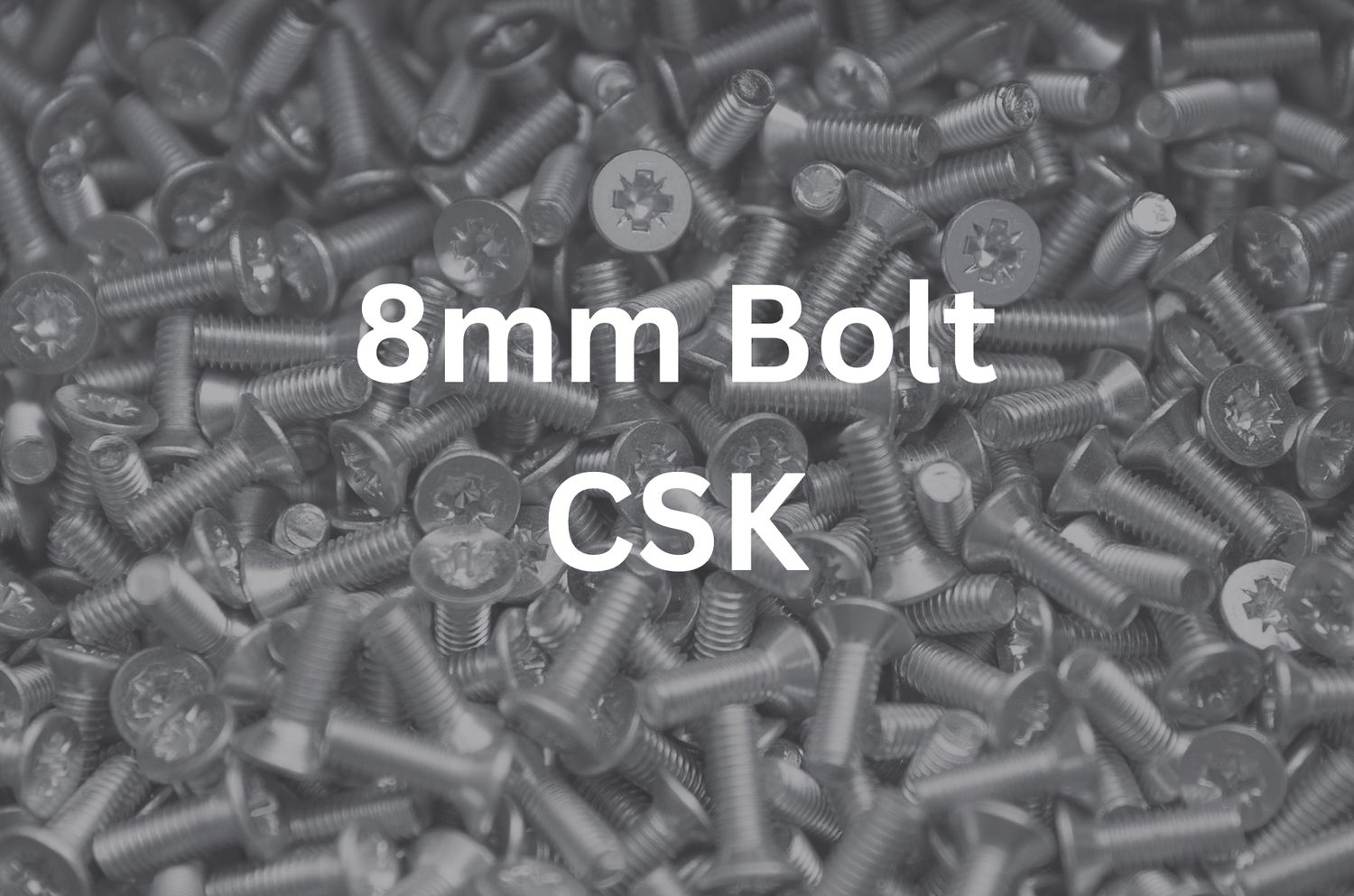 8mm x 50mm CSK Bolt