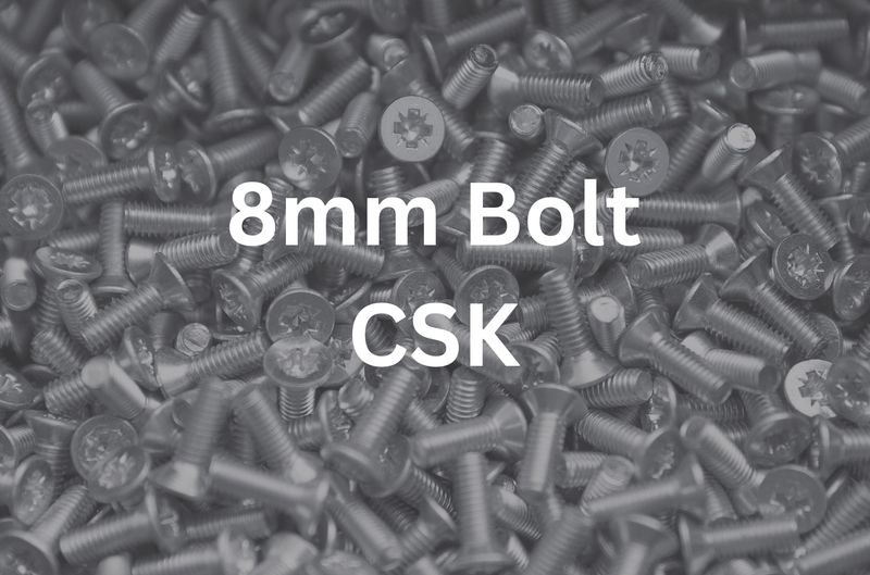 8mm x 50mm CSK Bolt