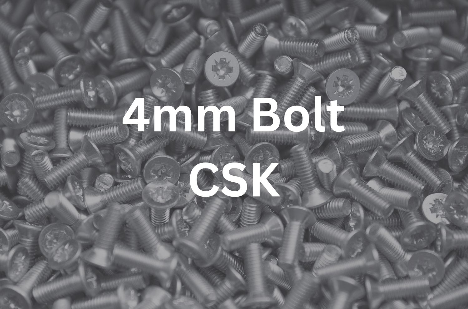 4mm x 25 mm CSK Bolt