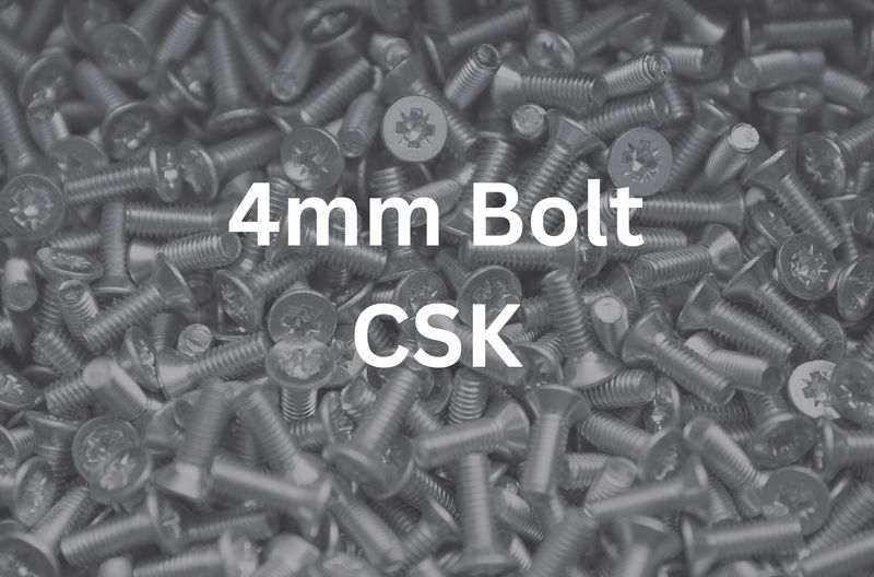 4mm x 25 mm CSK Bolt