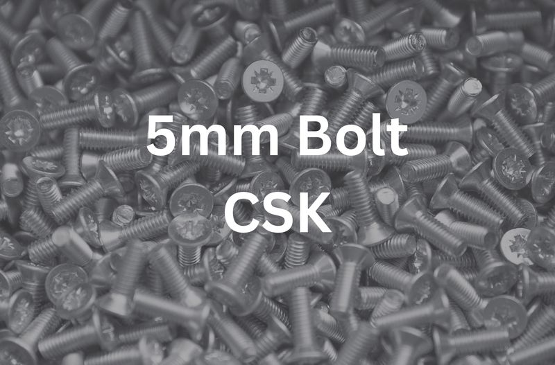 5mm x 50mm CSK Bolt