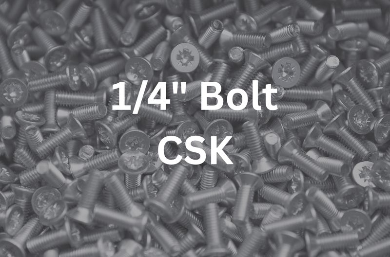 1/4&quot; x 1/2&quot; CSK Bolt