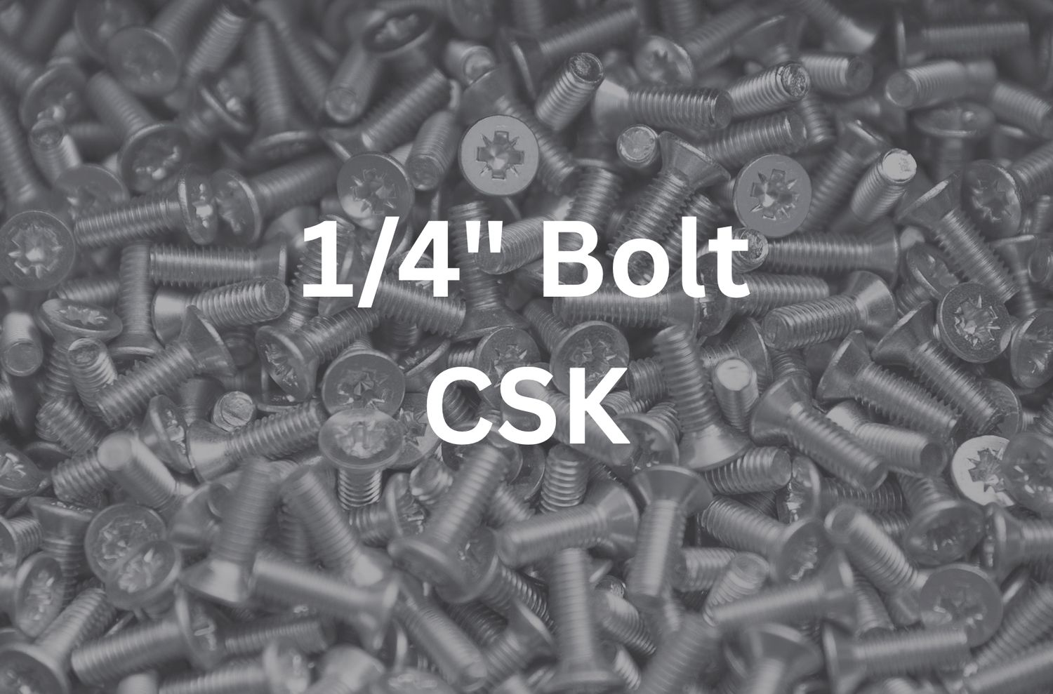 1/4&quot; x 3&quot; CSK Bolt