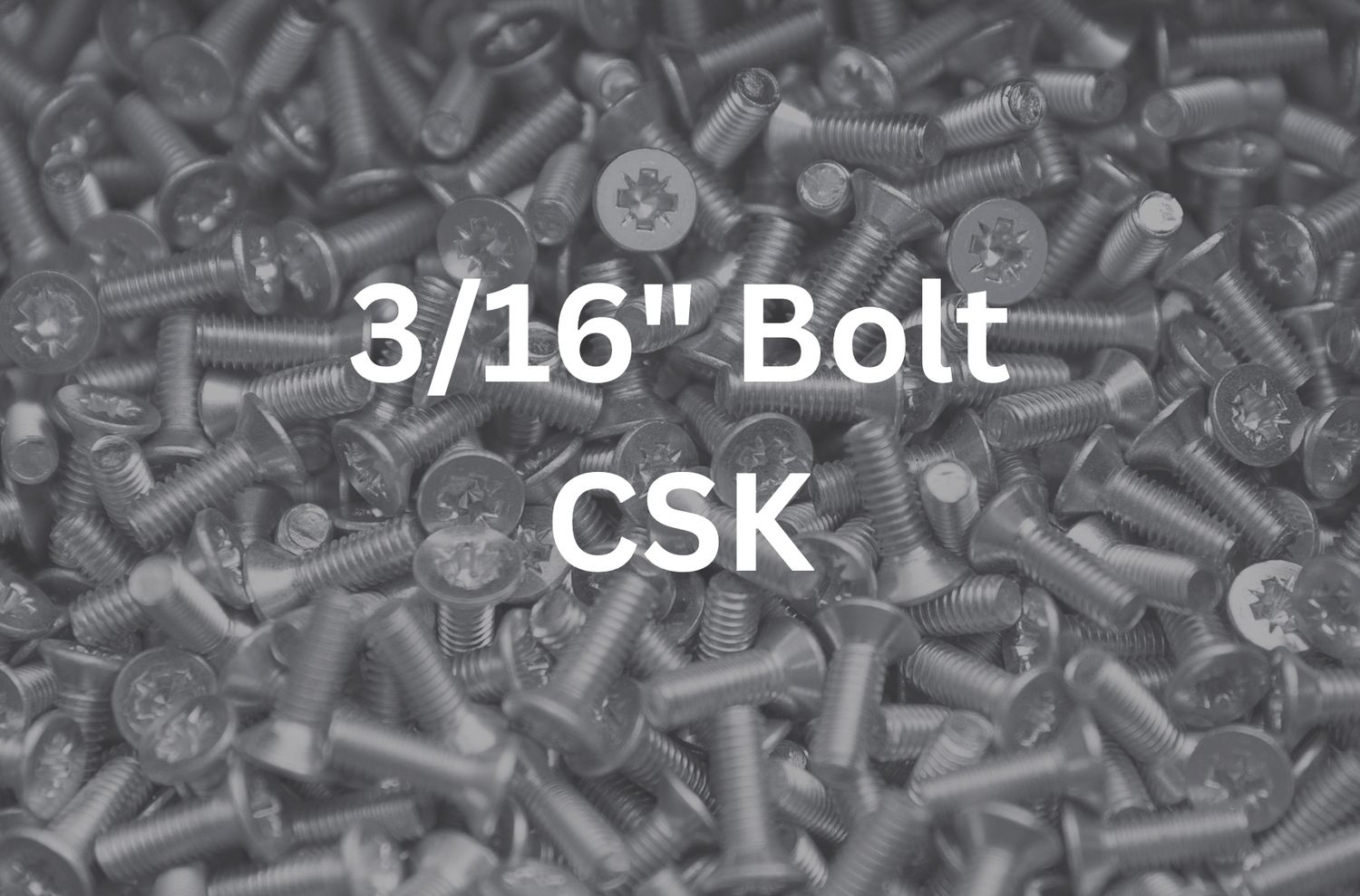 3/16&quot; x 1/2&quot; CSK Bolt