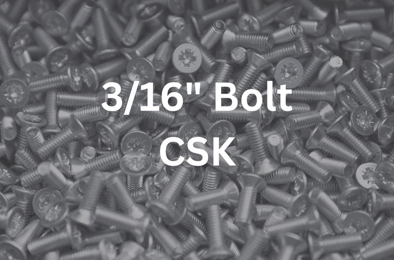 3/16&quot; x 1&quot; CSK Bolt