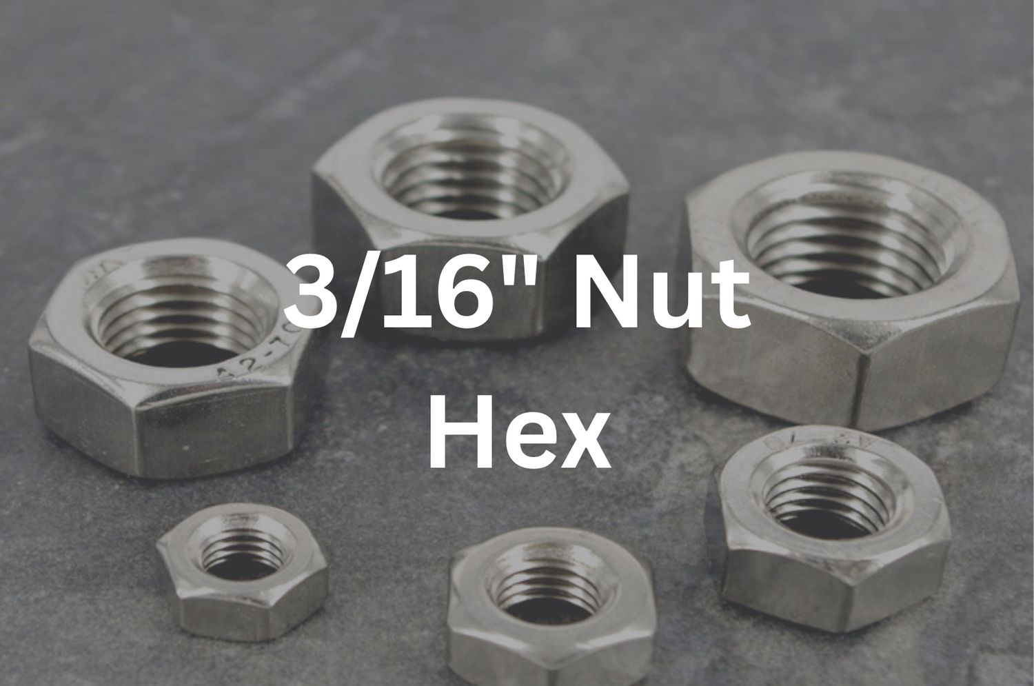 3/16&quot; Hex Nut