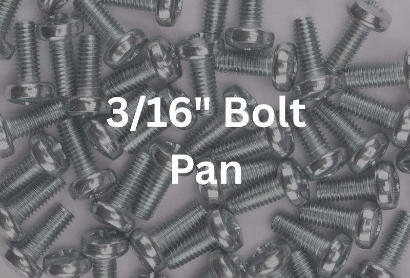 3/16&quot; x 3/4&quot; Pan Bolt