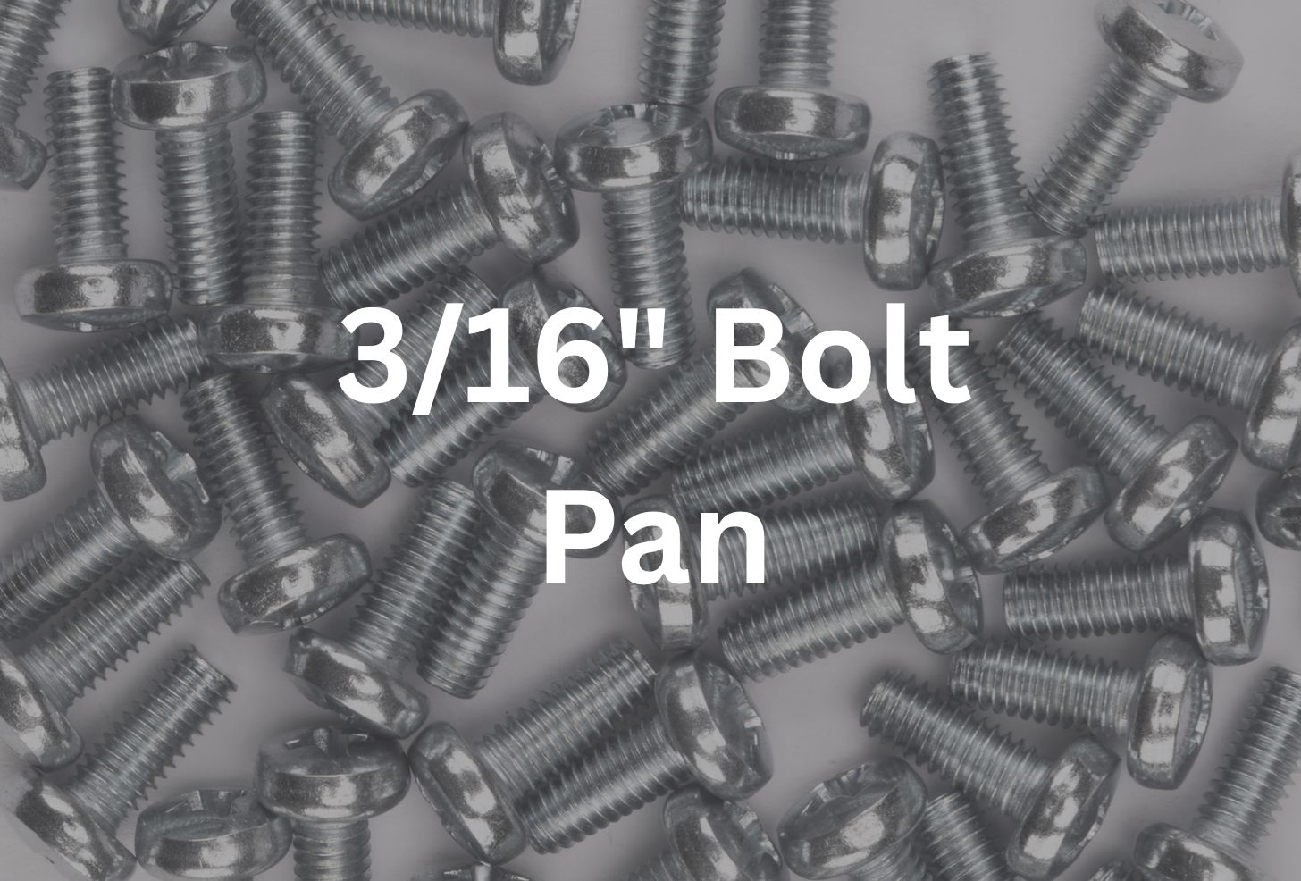3/16&quot; x 1 1/4&quot; Pan Bolt
