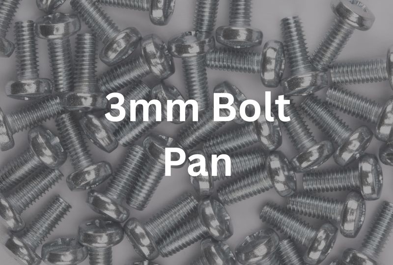 3mm x 8mm Pan Bolt