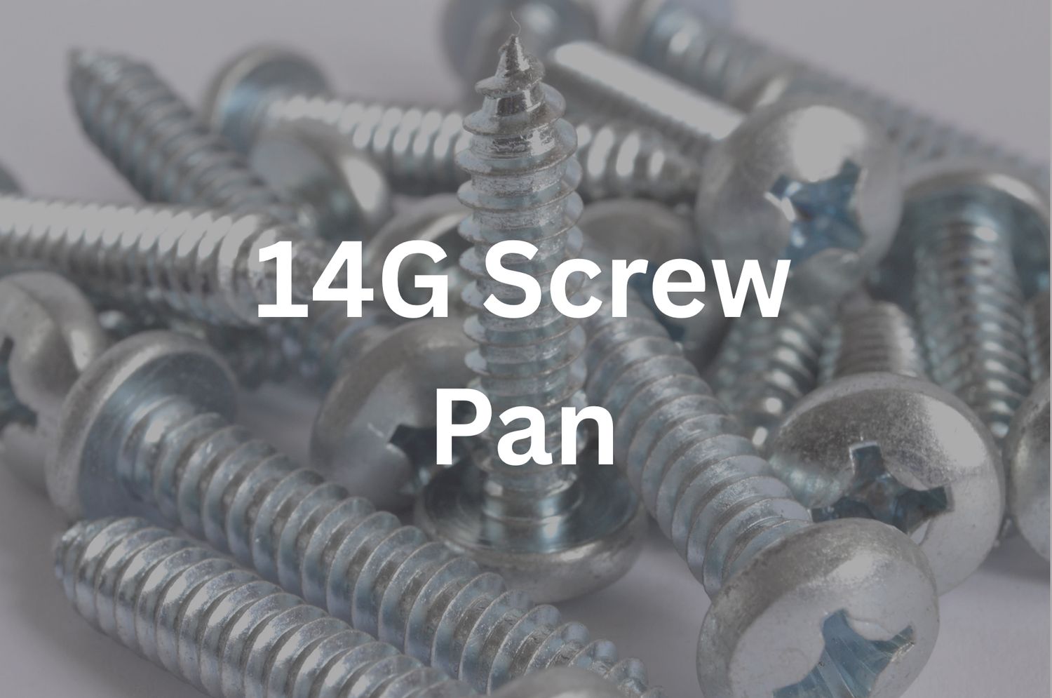 14G x 1 1/2&quot; Pan Screw