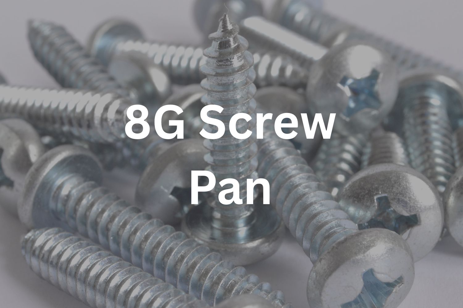 8G x 1 1/4&quot; Pan Screw