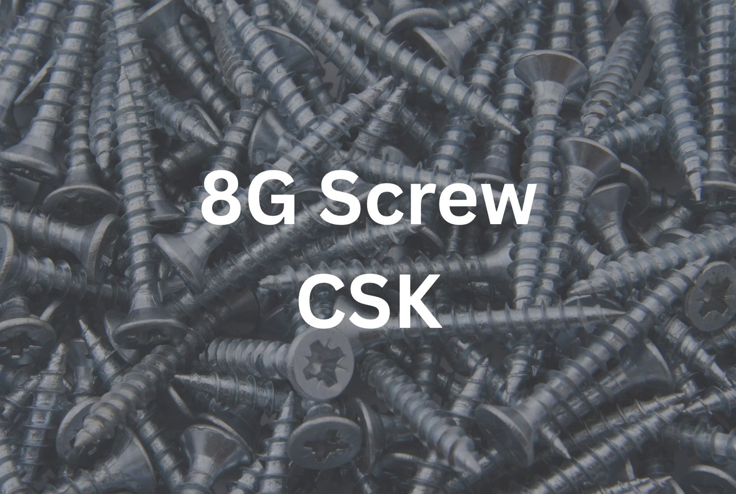 8G x 1/2&quot; CSK Screw