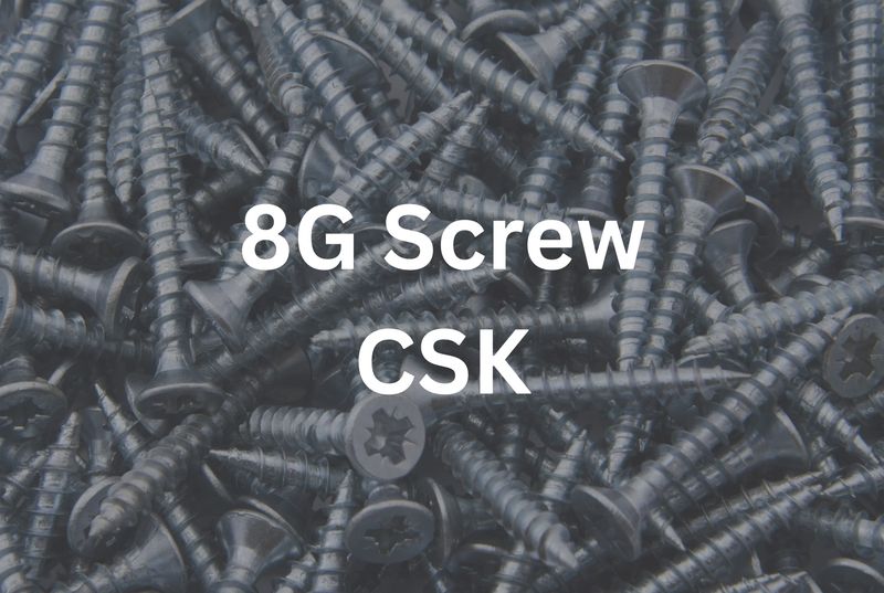8G x 3/4&quot; CSK Screw