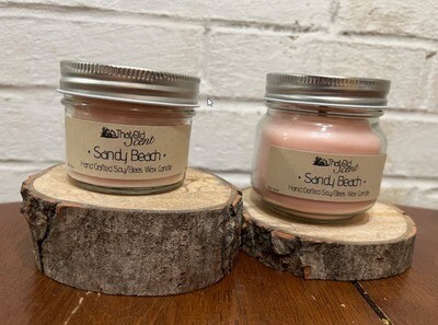 Sandy Beach Scented Soy Blended Wax Candle