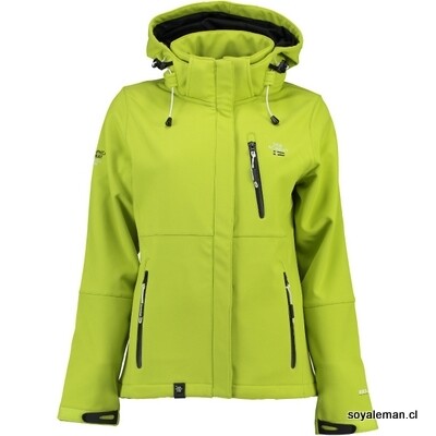 Geographical Norway Tehouda Softshell chaqueta Verde Limón 4/XL