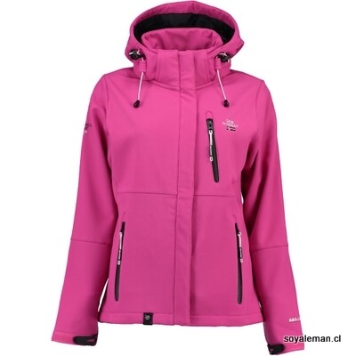 Geographical Norway Tehouda Softshell chaqueta Roso Llamativo 2/M