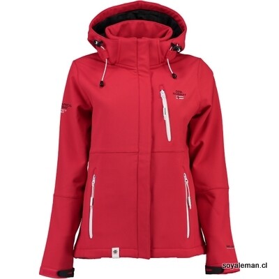 Geographical Norway Tehouda Softshell chaqueta Rojo 4/XL