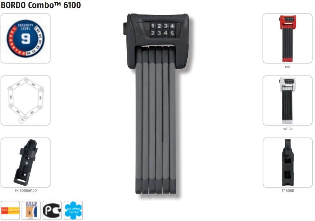 ABUS BORDO Combo 6100/90 SH