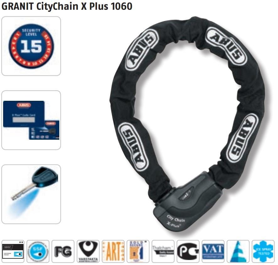 ABUS GRANIT CityChain X Plus 1060