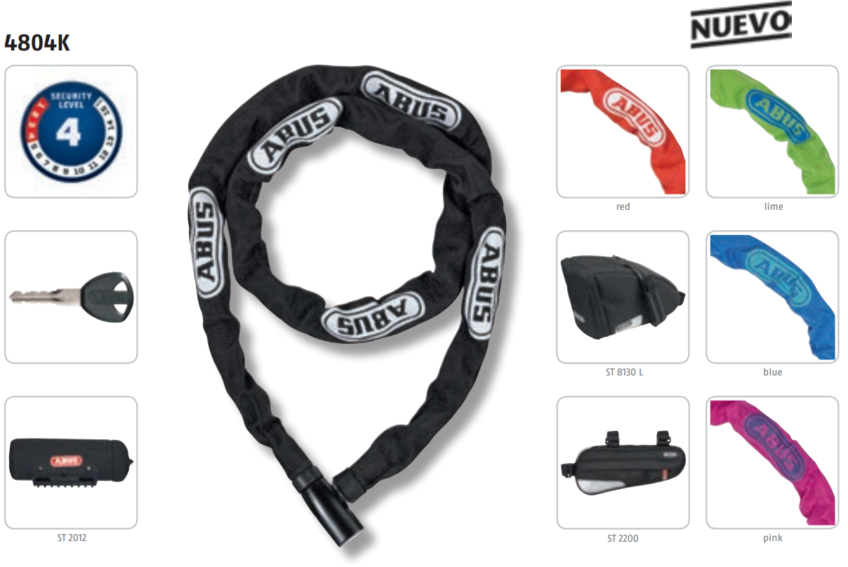 ABUS Steel-O-Chain 4804K/75
